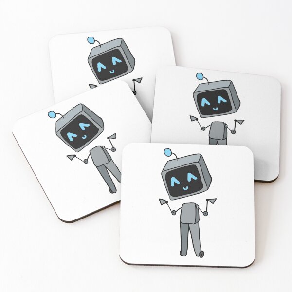 Item preview, Grumbot cute moustach-less robot designed and sold by cu-b3.