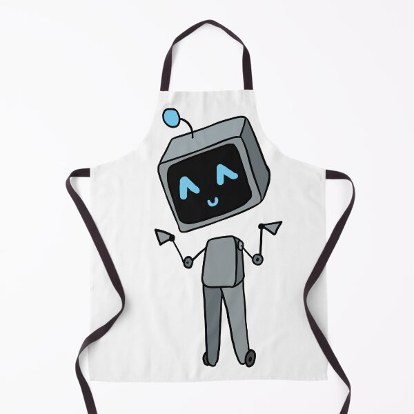 Item preview, Grumbot cute moustach-less robot designed and sold by cu-b3.