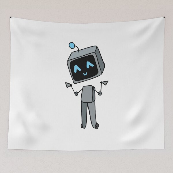 Item preview, Grumbot cute moustach-less robot designed and sold by cu-b3.