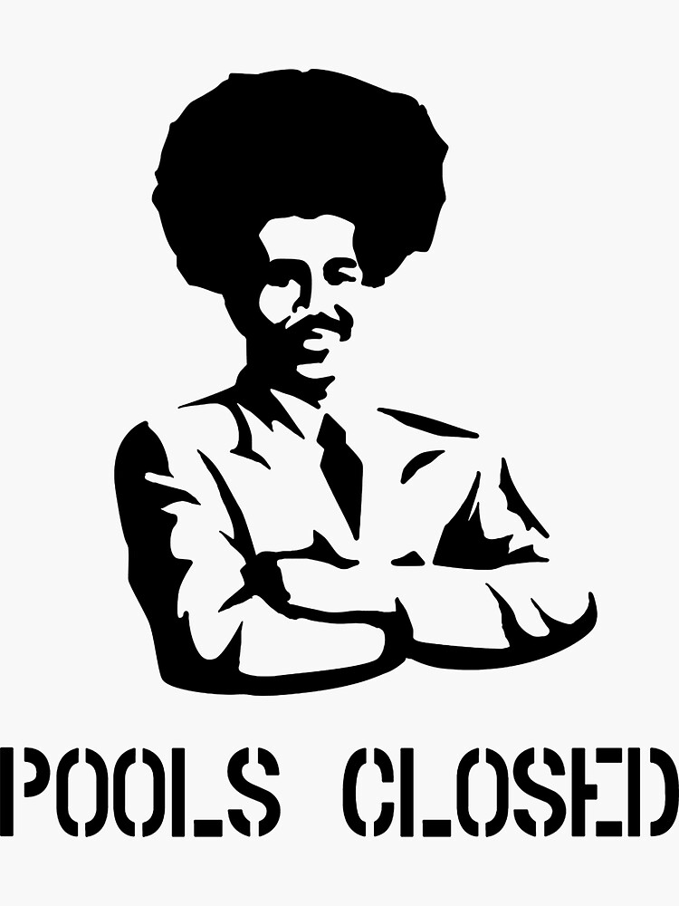 POOLS CLOSED Sticker