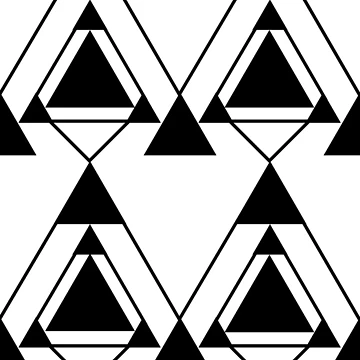 Artwork thumbnail, Triangle Geometric Pattern by Torique