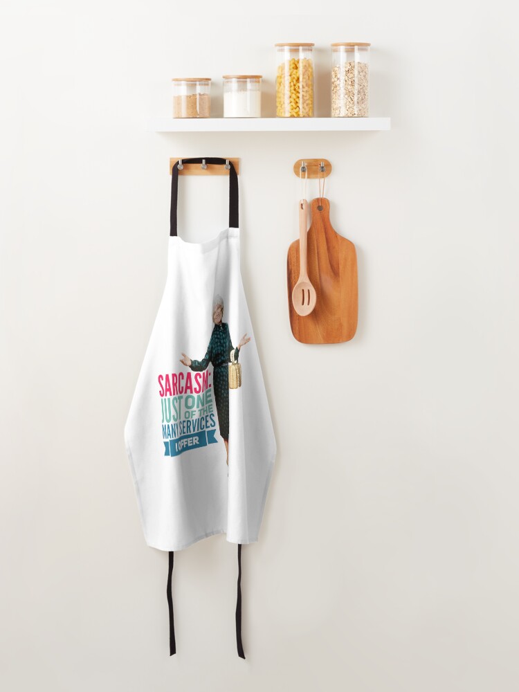 Alternate view of Golden Girls Sarcasm Apron