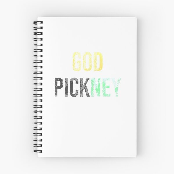 Item preview, Black green gold God Pickney West Indian Dialect Distressed Christian typography designed and sold by sinceanna.