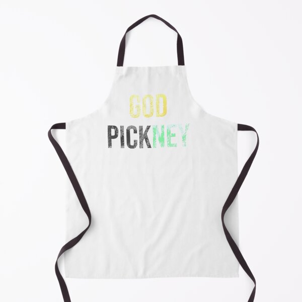 Item preview, Black green gold God Pickney West Indian Dialect Distressed Christian typography designed and sold by sinceanna.