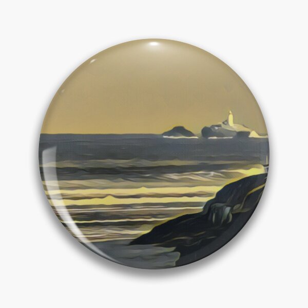 Item preview, Godrevy Lighthouse Golden Glow designed and sold by BerylBez.