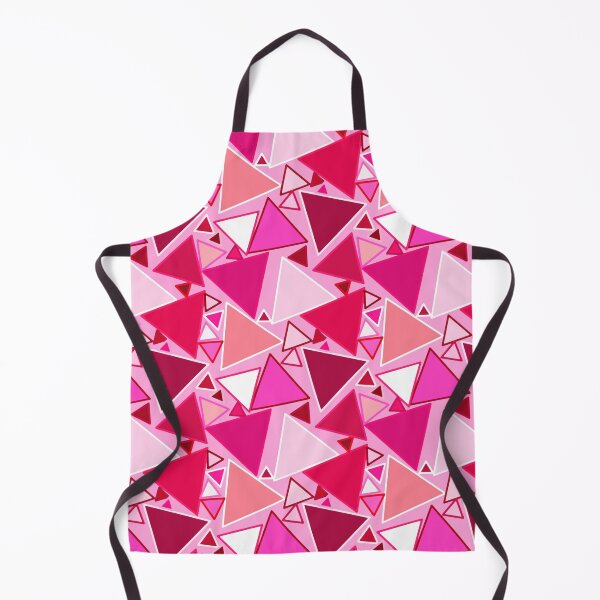 Item preview, Mid-Century Modern Triangles, Pink and Burgundy designed and sold by Marymarice.