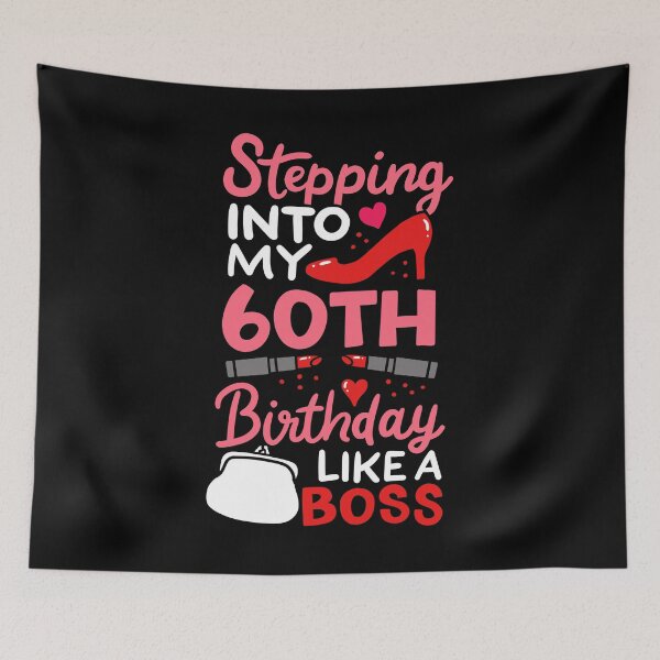 Item preview, Stepping Into My 60th Birthday Like A Boss Gift designed and sold by haselshirt.