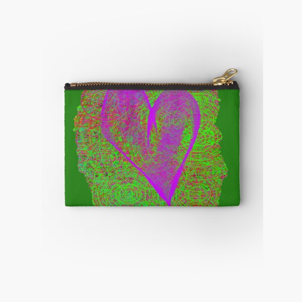 Item preview, heart and circle green background designed and sold by miaterinka.