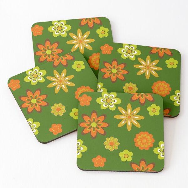 Item preview, Retro Floral designed and sold by Linda Lees.