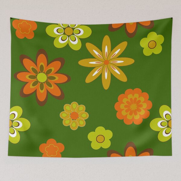 Item preview, Retro Floral designed and sold by Linda Lees.