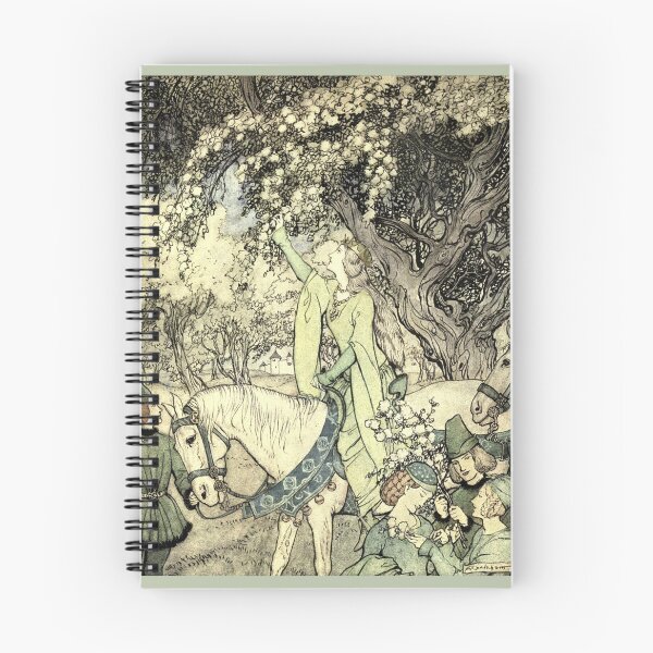 Artikelvorschau, Arthur Rackham. Es wurde 1917 für die Romanze von König Arthur gemacht. entworfen und verkauft von Dreamflight.