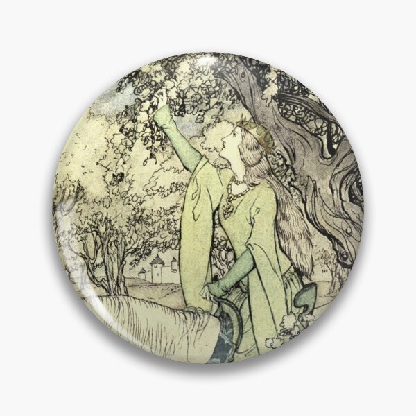 Item preview, Arthur Rackham- Guinevere in the Woods designed and sold by Dreamflight.