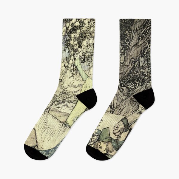 Item preview, Arthur Rackham- Guinevere in the Woods designed and sold by Dreamflight.