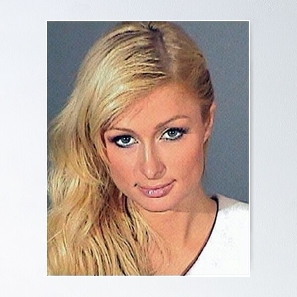 Item preview, Paris Hilton Mugshot (2007) designed and sold by spacemadness.