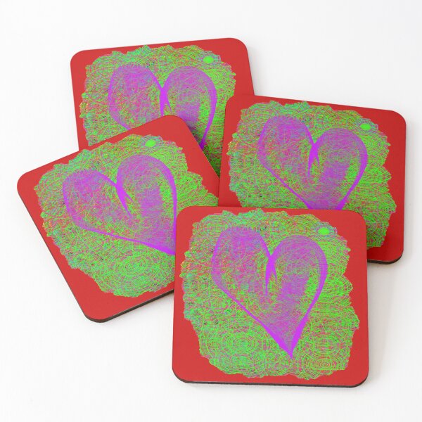 Item preview, heart circle red background designed and sold by miaterinka.