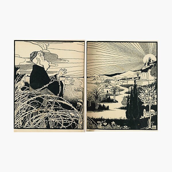Item preview, HD. illustration for Der judische Mai, by Ephraim Moses Lilien  designed and sold by MINDTHECHERRY.