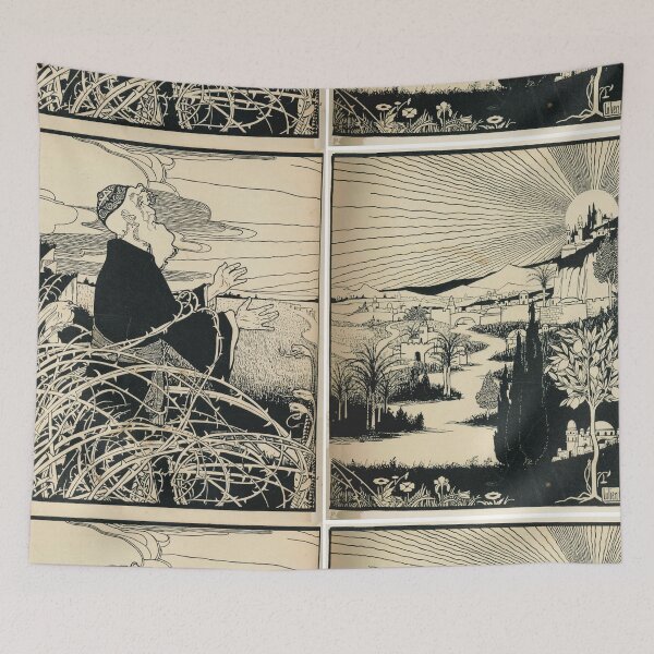 Item preview, HD. illustration for Der judische Mai, by Ephraim Moses Lilien  designed and sold by MINDTHECHERRY.