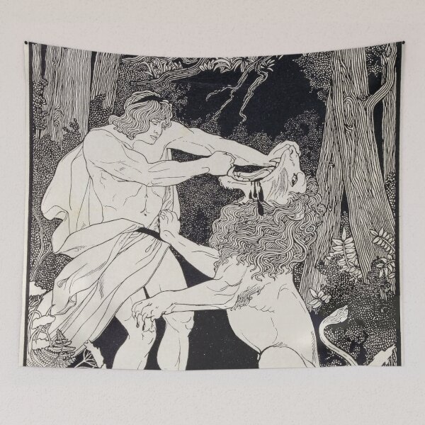 Item preview, HD. Samson and the lion, by Ephraim Moses Lilien designed and sold by MINDTHECHERRY.
