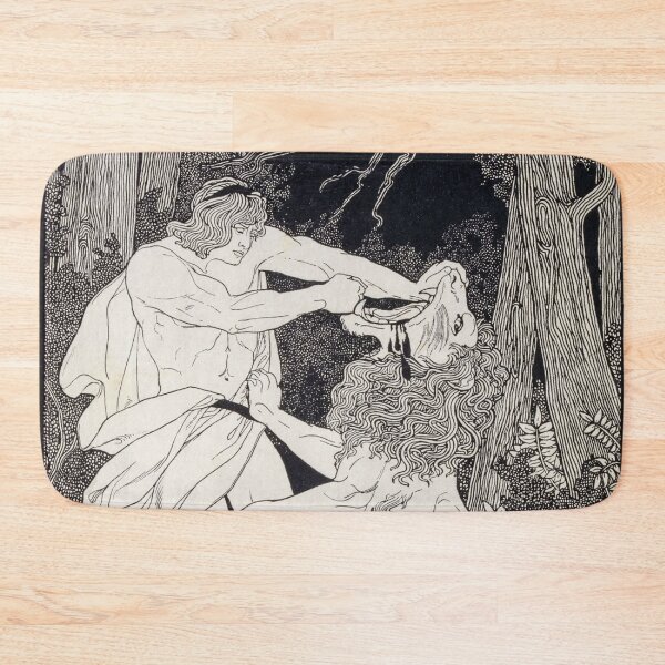 Item preview, HD. Samson and the lion, by Ephraim Moses Lilien designed and sold by MINDTHECHERRY.