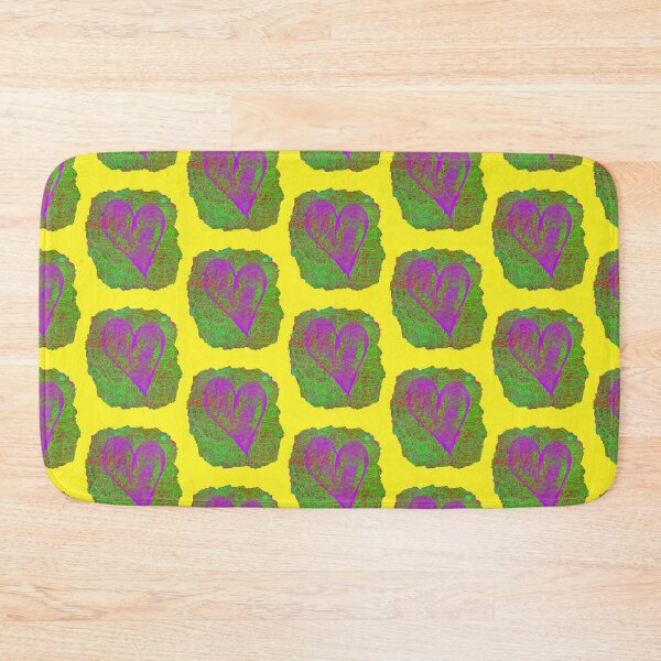 Item preview, heart circle yellow background designed and sold by miaterinka.