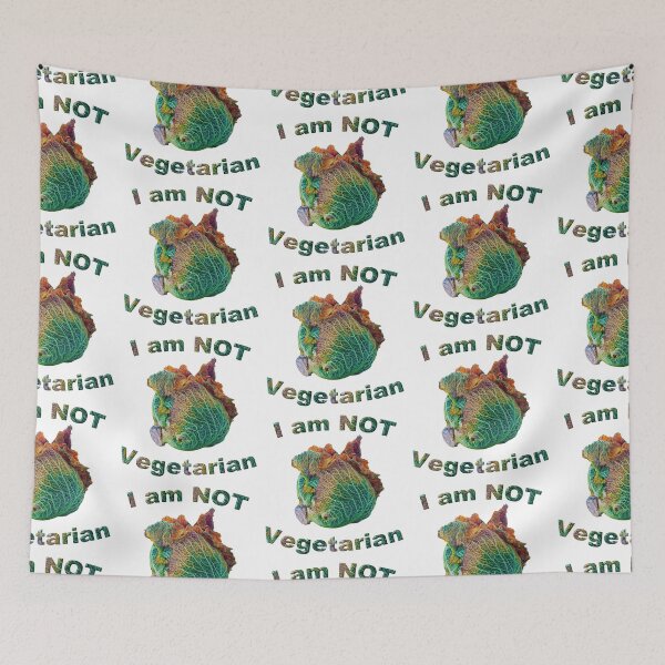 Item preview, I Am Not Vegetarian designed and sold by MarkUK97.