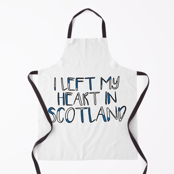 Item preview, I LEFT MY HEART IN SCOTLAND, Scottish Flag Text Slogan designed and sold by MacPean.