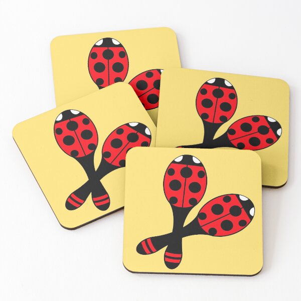 Item preview, Ladybird Maracas designed and sold by rogue-design.