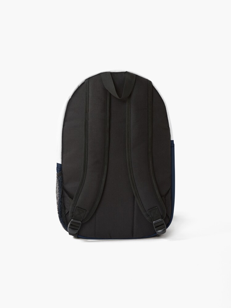 Alternate view of Maximalist Hawaiian Hibiscus Floral with Stripes Backpack
