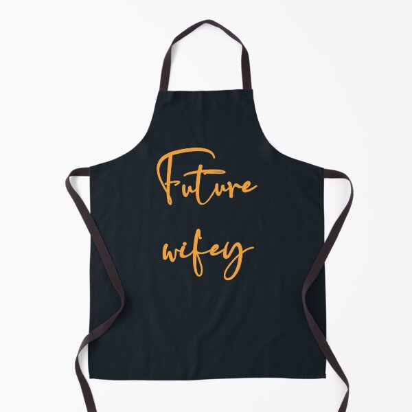 Item preview, future wifey Typography orange on black designed and sold by JokeGysen.