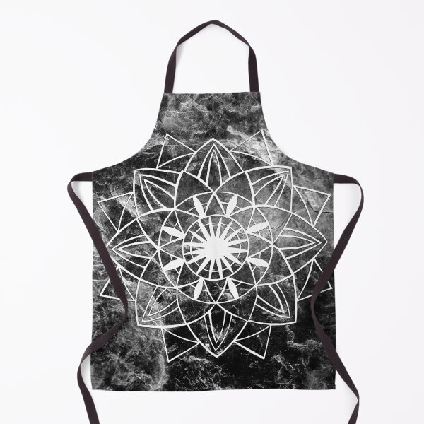 Item preview, Star Mandala on Enigmatic Black Marble #1 #decor #art designed and sold by Anita's & Bella's Art.