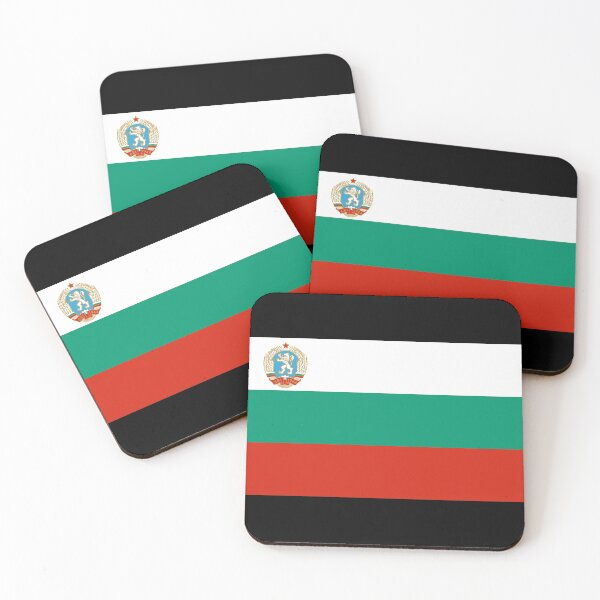 Item preview, Black Socialist Bulgarian flag designed and sold by AidanMDesigns.