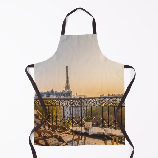 Item preview, Eiffel Tower view from Paris balcony at sunset designed and sold by KarenMandau.
