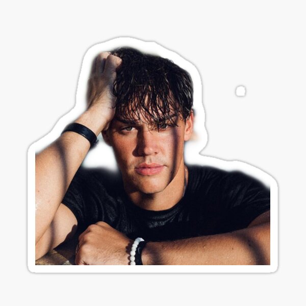 Noah Beck Sticker By Andreassdf Redbubble - noah beck roblox decal