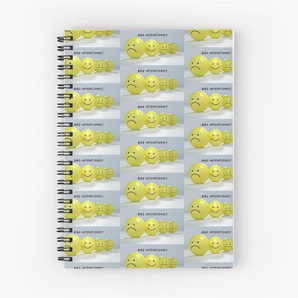 Item preview, Smiley face ‘ Bad intentions’ designed and sold by Got-Ya-Bak.