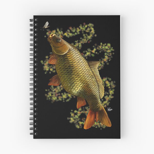 Item preview, Color fly mirror carp designed and sold by InkFish Art.