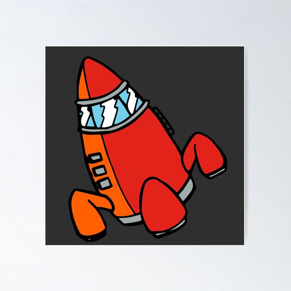Item preview, Red rocket designed and sold by Superponey.