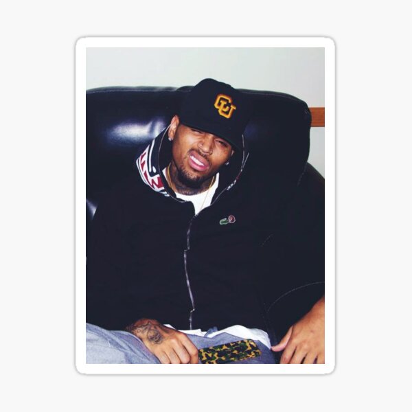 Sticker: Chris Brown | Redbubble