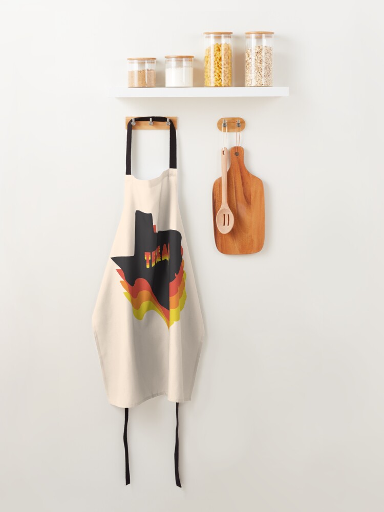 Alternate view of Retro Texas Apron