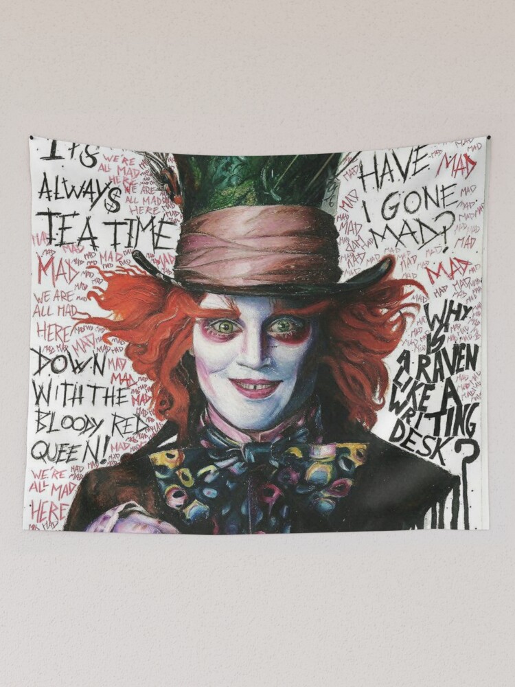 Mad best sale hatter tapestry