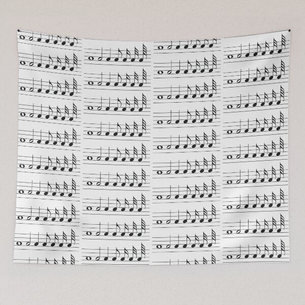 Item preview, Musical Notes Row designed and sold by Uma8.