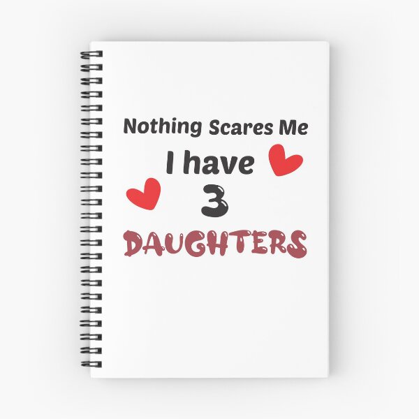 Item preview, Nothing Scares Me I Have 3 Daughters - Funny Gift for Dad Mom and Daughters, Gifts designed and sold by awesomedraw.