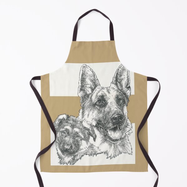 Item preview, German Shepherd Father & Son designed and sold by BarbBarcikKeith.