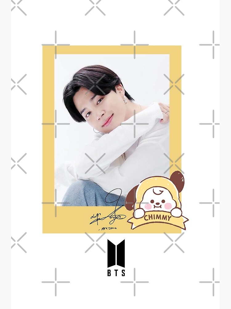 Cute BTS Jimin And Chimmy | Art Board Print