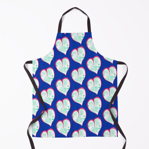 Item preview,  red heart circle blue background designed and sold by miaterinka.