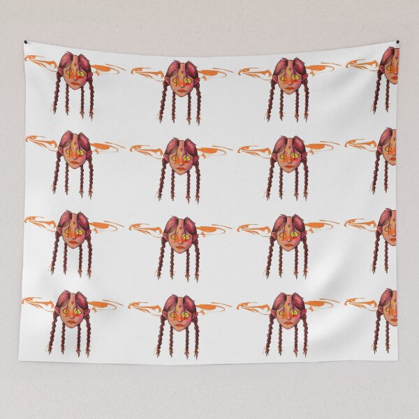 Item preview, Four Braid Alternative Girl Illustration designed and sold by omnishamblesart.