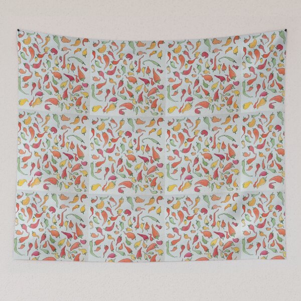 Item preview, The Pepper Family (Colorful) designed and sold by Tessa Watanabe.