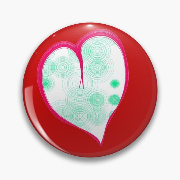 Item preview,  red heart circle red background designed and sold by miaterinka.