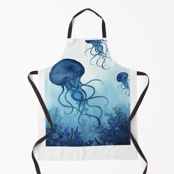 Item preview, blue jellyfish designed and sold by bone apart.