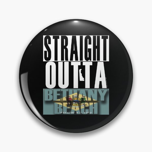 Artikelvorschau, Gerade Outta Bethany Beach Delaware Flagge von Merch Creation Studio entworfen und verkauft von MerchCStudio.