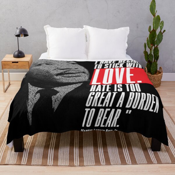 Item preview, Martin Luther King, MLK Jr. Quotes, Black History - Empowerment - Black Lives Matter '...Stick with Love...' designed and sold by graphicjunction.